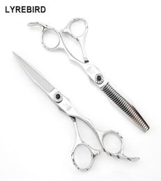 Lyrebird HIGH CLASS Professional hair scissors 6 Inch Japan Hair Cutting shear Hair Thinning Scissors Anti slip handle NEW2364741