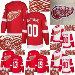 Hockey Jersey Hot drilling Custom Mens women youth Detroit''Red''Wings''19 Steve Yzerman 13 Pavel Datsyuk 9 Gordie Howe Customise any number any name hockey jer