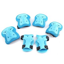 6Pcs Set Childrens Knee Pad Elbow Pad Hand Pad Roller Skating Scooter Cycling Skiing Climbing Sports Safety Protective Gear 240227