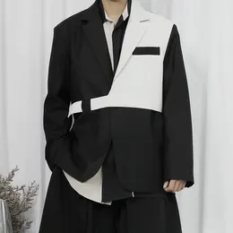 Men's Suits NDNBF Original Jackets Men Design Model Of Small Black And White Color Matching All The Young Handsome Suit Jacket