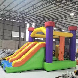 5x2.5m Outdoor commercial Trampolines inflatable jumping castle kids toys accessories toy balls bouncer parties with slide and climb