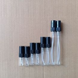 Empty Glass Spray Bottles 2ml 3ml 5ml 10ml Mini Perfume Sample Bottle For Travel Cosmetic Perfume Vial DHL UPS Free