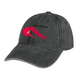 Berets Vibe Check Worm On A String Cowboy Hat In The Trucker Cap Birthday |-F-| Women's Beach Men's