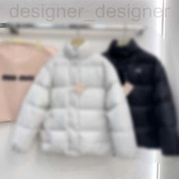 Women's Jackets designer brand MM 23SS New Product Letter Dark Pattern Standing Neck Down Cotton Coat UXK5