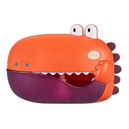 Outdoor Dinosaur Bubble Machine Child Kid Bath Toys Automatic Blower Abs Cartoon Bubbles Soap 240228