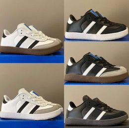 Shoes Kids Casual Sambas Running Boys Sneakers Vegans Gazelles Children Youth Big Kid gum Shoe Toddlers Preshcool Runner Trainers Black White Girls Cl g1ya#09