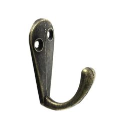 Whole Single Prong Clothes Coat Robe Purse Hat Hook Hanger Antique Bronze 34cm x 14cm1 38quot x 48quot 30PCs 2015 3424085