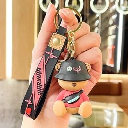 2024 5cm Cute Kuromi Ear Dog Jade Gui Dog Doll Pendant Keychain Cartoon Bag Keychain Small Gift Pendants