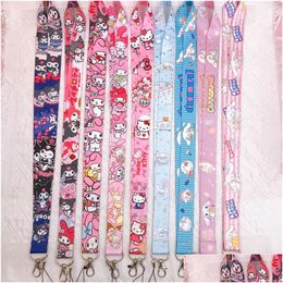 Cartoon Accessories Animation Kurumi Cell Phone Lanyard Id Card Neck Camera Rope Small White Jade Cinnamon Dog Long Badge Drop Deliver Otcie