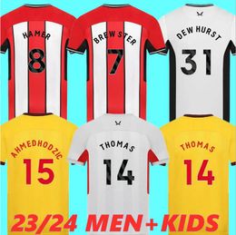 23 24 SHEFFIELD PROMOTION home soccer jerseys Limited Edition Promotio Sander Berge UNITED men kids 2023 2024 Special football shirts