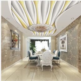 Simple creative 3D three-dimensional relief ceiling mural Art Painting Living Room Bedroom Ceiling Backdrop Wallpaper 3D286S
