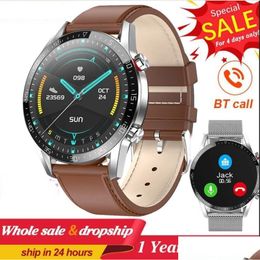 Smart Watches 2022 New S30 Watch Blood Oxygen Monitor Ip68 Waterproof Real Heart Rate Tracker Fitness Kit For Sport Bracelet Watchs Dr Otk8D