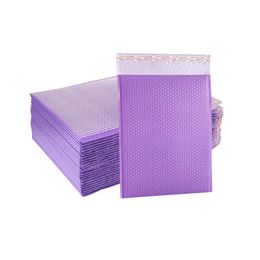 Purple Foam Envelope Bags Self Seal Mailers Padded Shipping Envelopes With Bubble Mailing Packages Black Padding Foil Courier Bag 5 Sizes Poly Plastic