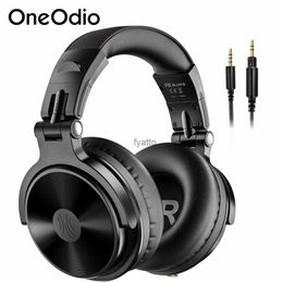 Cell Phone Earphones Oneodio Bluetooth 5.2 headset wireless earphones with microphone 90 hour foldable suitable for mobile PC sportsH240312