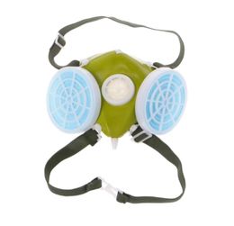 Double Cartridges Respirator Mask Industrial Gas AntiDust Spray Paint2250793