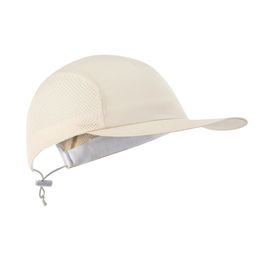 VOBOOM Unstructured Baseball Cap Flat Brim Sports Cap Quick Dry Outdoor Cap for Men and Women 240304