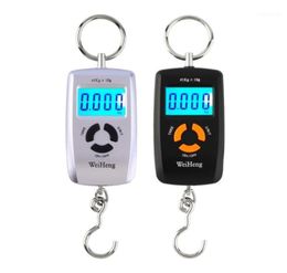 Mini LCD Portable Digital Electronic Scale 10 To 45kg 10g for Fishing WHA05L Hooking Hanging Scale LCD Display14479831