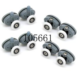 2pcs4pcs 8pcs Butterfly Single Shower Door Rollers Runners Wheels Pulleys 23mm 25mmwheel Other Hardware236n