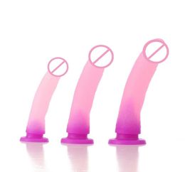 Massage 2021 Pink Dildo For Women Silicone Huge Dildo Realistic Female Masturbation Penis Adult Sex Erotic Toys Anal Plug6118848