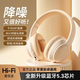 Cell Phone Earphones Wireless earphones Bluetooth 2023 wired sports noise reduction gaming headset earmuffs laptop with microphone new modelH240312