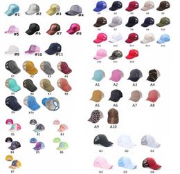 Washed Ponytail Baseball Cap Messy Buns Hats criss Cotton Unisex Visor Cap Hat Outdoor Snapbacks Caps GGA35067022380