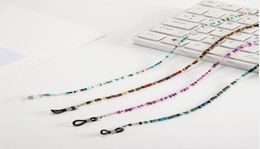 Whole Quality RetroVintage Colorful glass Bead Glasses Chain for SunglassesReadinglasses AntiSlip lightweight Handmade Stri4143021