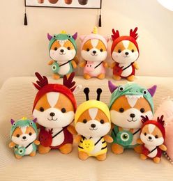 Creative Squirrel Plush Doll Toys Cute Turn Into Dinosaur Stuffed animal Toy Children039s Birthday Gift4347095