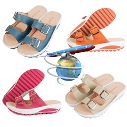 2024 Top New Sandals Women Summer Fashion Beach shoes Flip-flops Casual sandals flat bottomed slippers Beach Shoes GAI