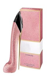 2022 Design famous women Fragrance perfume girl 80ml Glorious gold Fantastic pink Collector edition black red heels Fragrance long2088488