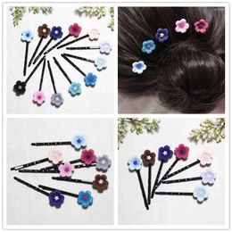 Hair Accessories 50 Lady Girls Kids Women Little Plum Cute Children Clips Bridal Hairpins Headwear