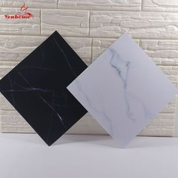Nordic Vinyl Self Adhesive Marble Texture Wall Decals Thick Waterproof Bathroom Kitchen Flooring Tile Sticker Home Decor 30x30cm 2234u