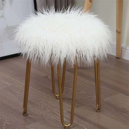 new Soft Comfortable long fur Cushion Chair Cushions For Chair Seat Cushion round Floor Home Office mat 201009304y