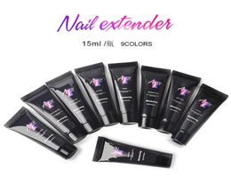 15ml Nail Extender Gel Polish Varnish For Nails Extension LED Sculpting Hard UV Gels Lacquer Manicure Tool9058906