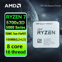 AMD Ryzen 7 5700x3d CPU 3 GHz AM4 Processor R7 5000 Serie 8 Core 16 Thread 3.0 GHz Socket AM4 105W None Integrated Graphic