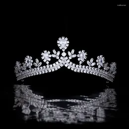 Hair Clips Accessories High-End Luxury Bridal Wedding Zircon Crown Super Shiny Headdress Party Dress