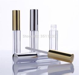 1ML 5ML 10ML Lip Gloss Tubes Gold Silver Clear Cosmetic Container Lipgloss Wand Tubes Empty Lipstick Lip Refillable Bottle258k8600843