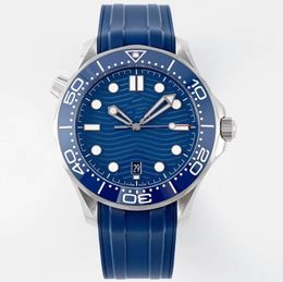 Zegarki designerskie męskie zegarek 42 mm OMG Sea 300m zegarek Wysokiej jakości automatyczny ruch Sapphire Waterproof Montre de Luxe 007 zegarki Orologio di Lusso