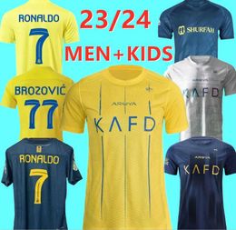 2023 2024 Al Nassr soccer jerseys 23 24 Shabab Saudi MANE Talisca Gonzalo Martinez Konan Fofana Brozovic Telles Ronaldo The International Home Away Al-NasrMen Shirt 8