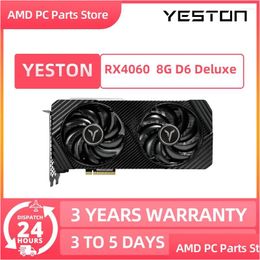 Graphics Cards Yeston Rtx 4060 8G D6 Gpu Gddr6 Nvidia Graphic Card 8Pin 128 Bit Rtx4060 For Pc Gaming Drop Delivery Computers Networki Otwzz