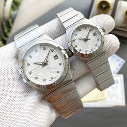 Womens Watches Automatic Mechanical Movement Mens Watch 38mm 28mm Steel Strap Fashion Couple Watchs Waterproof Designer Wristwatch2980