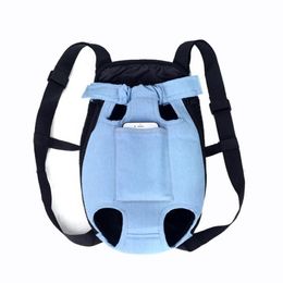 Dog Car Seat Covers Denim Pet Backpack Outdoor Travel Cat Carrier Bag For Small Dogs Puppy Kedi Carring Bags Pets Products301J