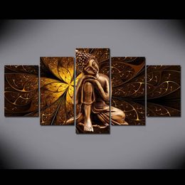 Abstract Gold Buddha Canvas Painting Wall Picture For Living Room art Decoration Modern Printing No Frame262U