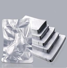 Thick Open Top Aluminium Foil Vacuum Bag Sunproof Powder Pet Food Cooked Meat Chicken Tin Foil Heat Sealing Packaging Pouches