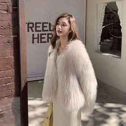 New 2023 Raccoon Autumn/Winter For Women's Youth Haining Korean Edition Small Fox Fur Coat 2042