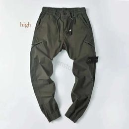 High Quality Badge Patches Mens Track Pant Fashion Letters Stone Designer Jogger Cargo Pants Zipper Fly Long Sports Trousers 4homme Clothing Island high 58