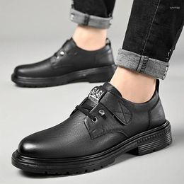 Casual Shoes Men Genuine Leather Soft Mens Sneakers Breathable Moccasins Walking Driving Loafers Shoe
