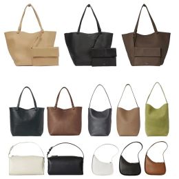 The Row Designer-Umhängetasche für Damen, Halbmond-Park-Einkaufstasche, Luxurys-Handtasche, Lunchbox, Beuteltaschen, Herren-Pochette, Umhängetasche, Clutch, Umhängetasche, Shopper aus echtem Leder