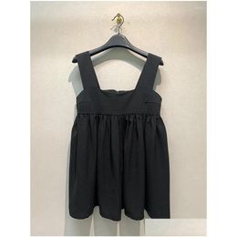 Womens Tanks Camis Feminino Y Square Collar Sleeveless Y2K Clothes Solid Pleated Tand Tops Fashion Ins T Shirt Japanese Chic Ruched Te Otwqv