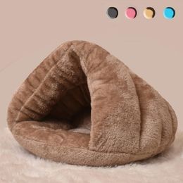 Dog Cat Pet Beds Cotton Teddy Rabbit Bed House Snow Rena Dog Basket For Small Medium Dog Soft Warm Puppy Beds House 201124230Z