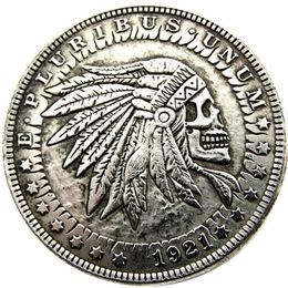 HB25 Hobo Morgan Dollar skull zombie skeleton Copy Coins Brass Craft Ornaments home decoration accessories2824